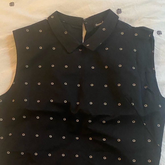 Sleeveless Black and White Steven Alan Top Blouse - Made in USA - Picture 7 of 7